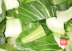 香菇油菜的做法图解3