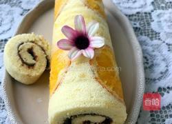 香橙豆沙蛋糕卷的做法图解25