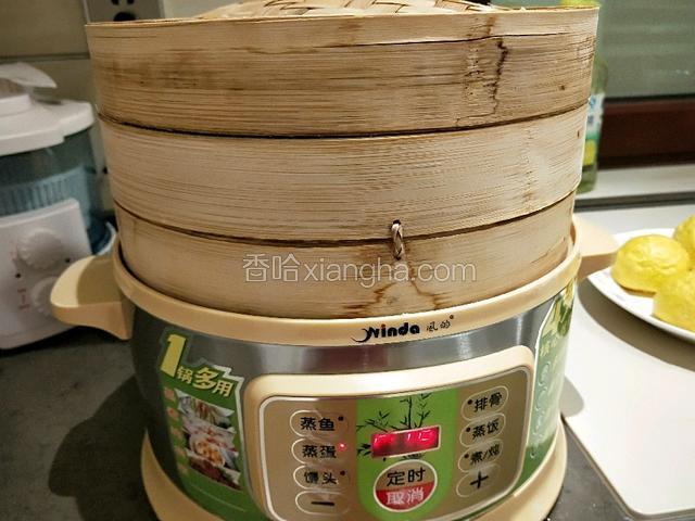 按蒸鱼键16钟即可。