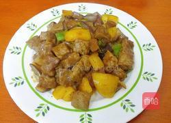 彩蔬黑椒牛肉粒的做法图解6