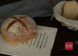 Illustration of making whole wheat country European buns 15