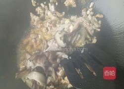肉沫香菇油菜的做法图解3