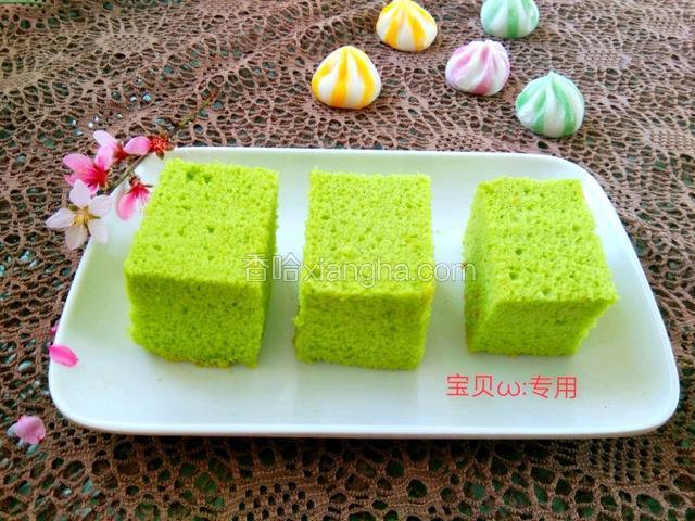 抹茶戚风蛋糕八寸