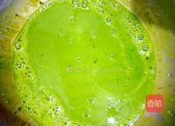 抹茶戚风蛋糕八寸的做法图解4