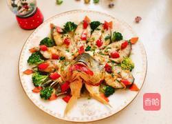 清蒸开屏大黄鱼的做法图解9