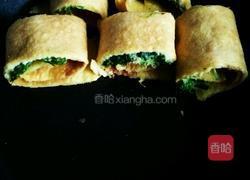 菠菜鸡蛋玉米面卷的做法图解6