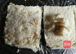 鱼肉夹心鸡蛋吐司卷的做法图解3
