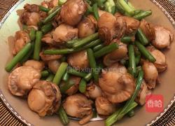 蒜苔炒扇贝的做法图解13