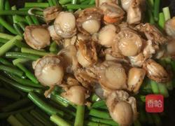 蒜苔炒扇贝的做法图解10