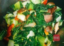 腊肉炒青菜的做法图解3