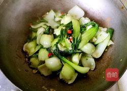 炝炒上海青的做法图解7