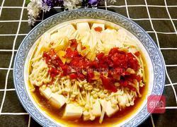 剁椒金针菇豆腐的做法图解10