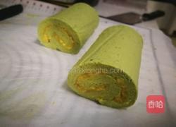 抹茶芒果蛋糕卷的做法图解17