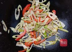 甜椒炒春笋的做法图解5