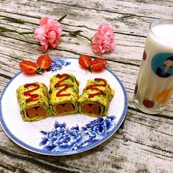 香菇西兰花鸡蛋卷的做法[图]