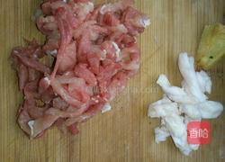 黄瓜炒肉的做法图解3