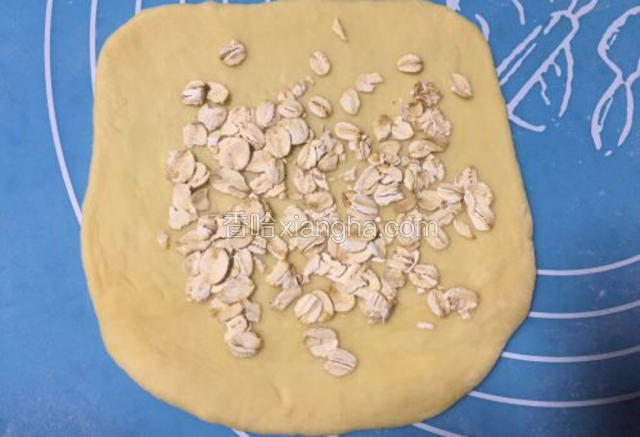 放上燕麦片