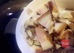 回锅油条炒腊肉的做法图解7