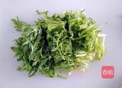 凉拌陈醋苦菊花生米的做法图解4