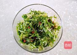 凉拌陈醋苦菊花生米的做法图解10