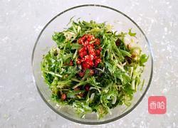 凉拌陈醋苦菊花生米的做法图解11