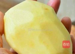 土豆丝炒肉的做法图解1