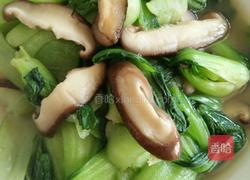 香菇炒油菜的做法图解11
