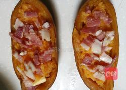 芝士培根焗红薯的做法图解6