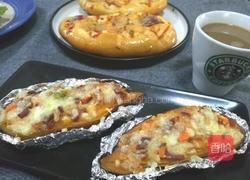 芝士培根焗红薯的做法图解10