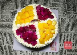 四拼水果生日蛋糕的做法图解1