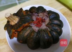 红豆糯米南瓜盅的做法图解6