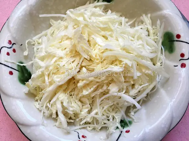 白菜切丝