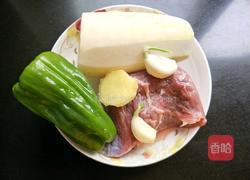 萝卜丝炒牛肉的做法图解2