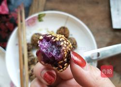 紫薯糯米丸子的做法图解8