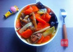 腊肠蔬菜煲的做法图解9