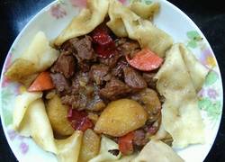 羊肉闷饼子