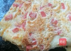 火腿鸡蛋饼的做法图解4
