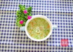 宝宝菜粥的做法图解4