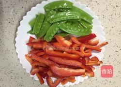 彩豆菜椒鸡肉丝的做法图解3