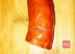 香肠蒜苔的做法图解4