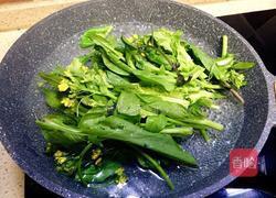 ~蚝油蒜泥田野油菜花的做法图解13