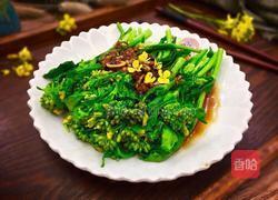 ~蚝油蒜泥田野油菜花的做法图解16