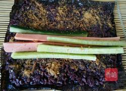 黑米寿司的做法图解6