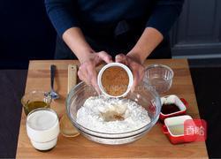 巧克力肉桂吐司面包的做法图解2