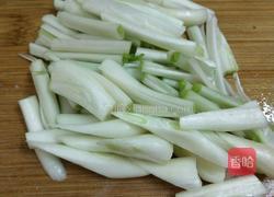 荞头炒腊肠的做法图解3