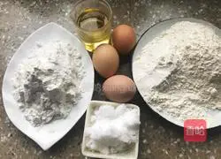 Illustration of how to make egg biscuits 1