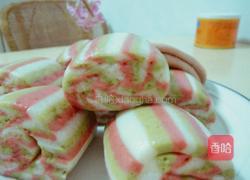 三色彩色馒头的做法图解9