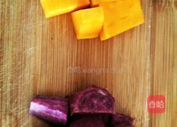 紫薯南瓜粗粮发糕（9个月宝宝辅食）的做法图解2