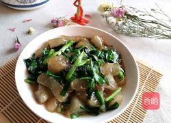 韭菜炒焖子的做法图解8