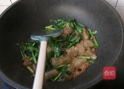 韭菜炒焖子的做法图解5